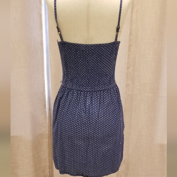 Blue and white polka dot dress - Picture 3 of 4